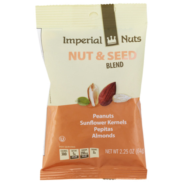 NUTS SNACK MIX NUT&SEED BLEND 2.25OZ
