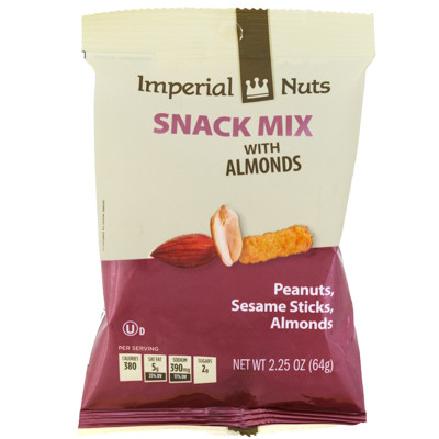 NUTS SNACK MIX W/ ALMONDS  2.25OZ