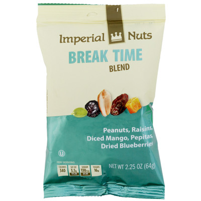 NUTS BREAK TIME BLEND 2.25OZ