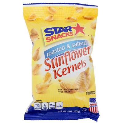 NUTS SUNFLOWER KERNELS ROASTED & SALTED 5OZ