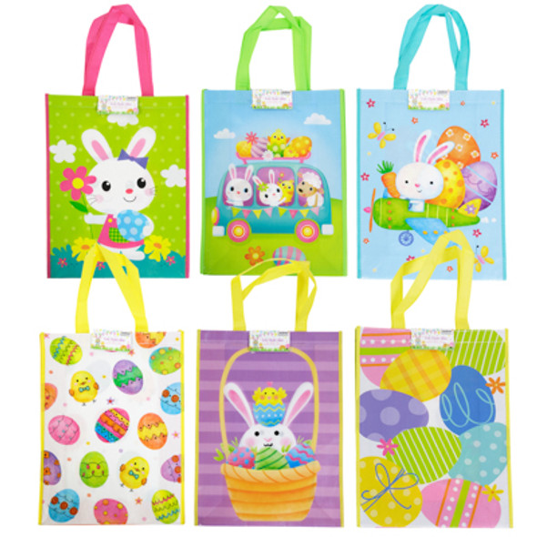 EASTER EGG HUNT BAG 12W X 4G X 16INH 6AST COATED NON WOVEN EASTER HDR EASTER EGG HUNT BAG 12W X 4G X 16INH 6AST COATED NON WOVEN EASTER HDR