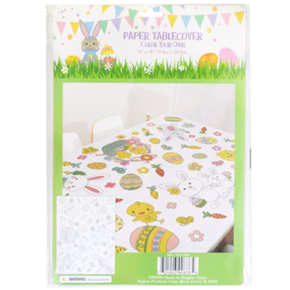 TABLECOVER EASTER COLOR YOUR OWN PAPER 36X48IN PB/IN USE INSERT TABLECOVER EASTER COLOR YOUR OWN PAPER 36X48IN PB/IN USE INSERT