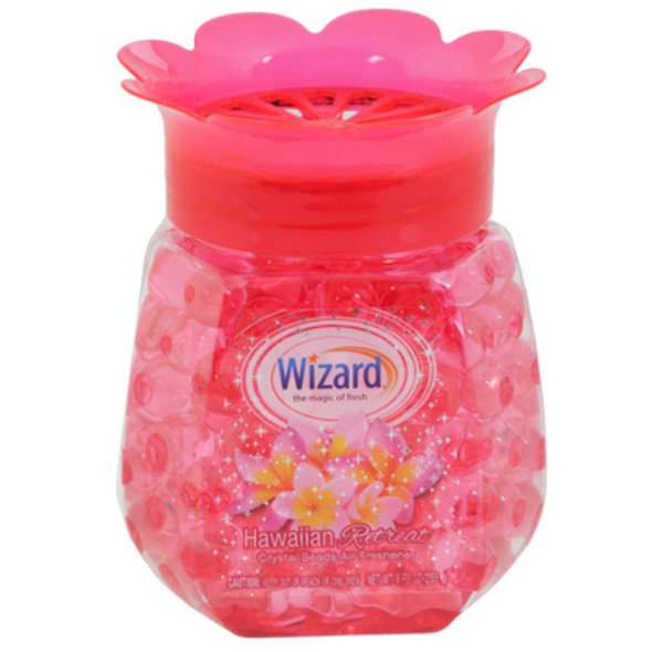 AIR FRESHENER BEADS 9OZ HAWAIIAN RETREAT WIZARD AIR FRESHENER BEADS 9OZ HAWAIIAN RETREAT WIZARD