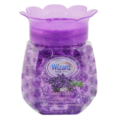 AIR FRESHENER BEADS 9OZ SWEET VANILLA LAVENDER WIZARD