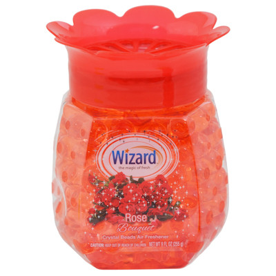 AIR FRESHENER BEADS 9OZ ROSE BOUQUET WIZARD