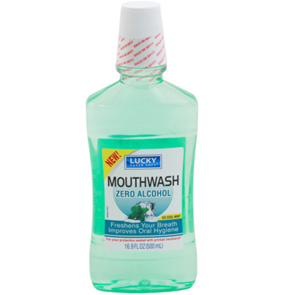 MOUTHWASH 16.9OZ ZERO ALCOHOL LUCKY MOUTHWASH 16.9OZ ZERO ALCOHOL LUCKY