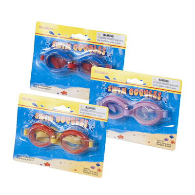 SWIM GOGGLE KIDS 3ASST COLORS/BLISTER CARD AGE 4+