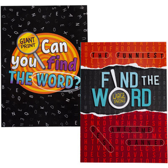 WORD FIND LG PRINT - 80 PG2 ASSORTED IN PDQ WORD FIND LG PRINT - 80 PG2 ASSORTED IN PDQ