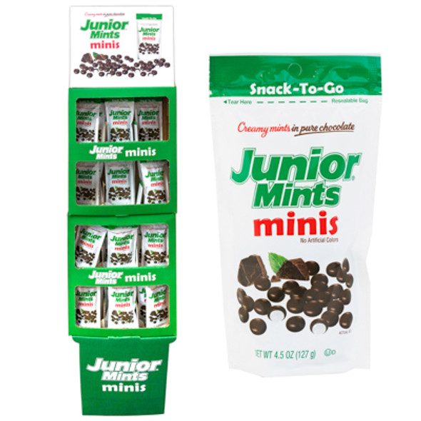 CANDY JUNIOR MINTS MINIS 4.5OZ FLOOR DISPLAY