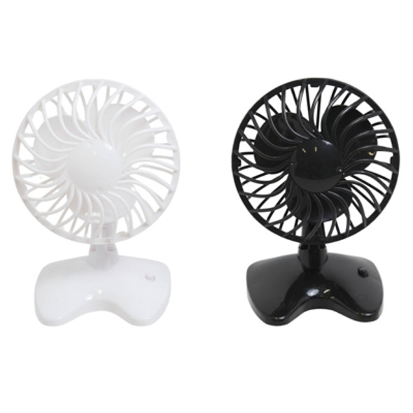 FAN MINI PEDESTAL TABLETOP 4.72IN DIA X 6.7IN H 2AST COLORS HT 3AA BATT/NOT INCLD