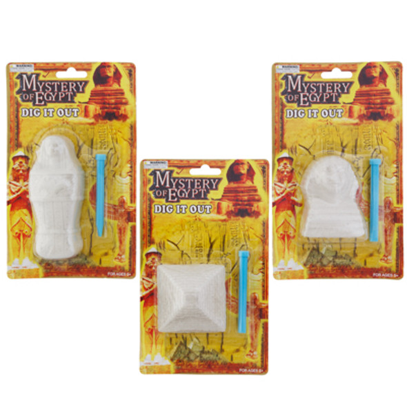 MYSTERY OF EGYPT DIG SET 3AST EXCAVATION MUMMY/PYRAMID/PHARAOH