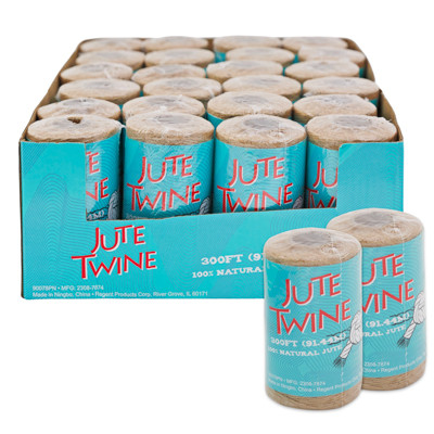 JUTE TWINE 300FT IN 24PC PDQ EA SHRINK W/LABEL
