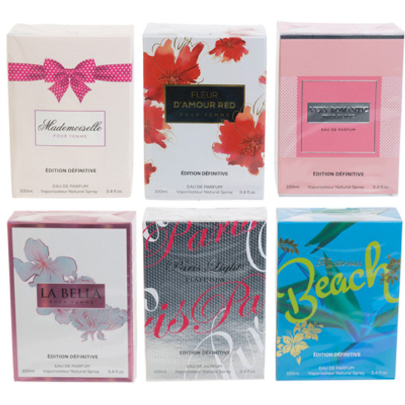 FRAGRANCE WOMENS 3.4OZ 6ASSORTED