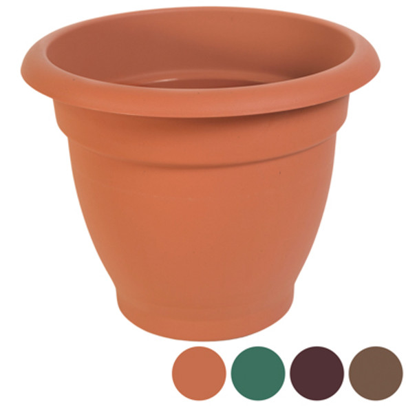 PLANTER ROUND 17 INCH DIA 4 COLORS