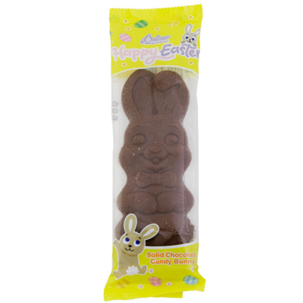 EASTER CANDY SOLID BUNNY MILK CHOC FLAVOR 4 OZ COUNTER DISPLAY