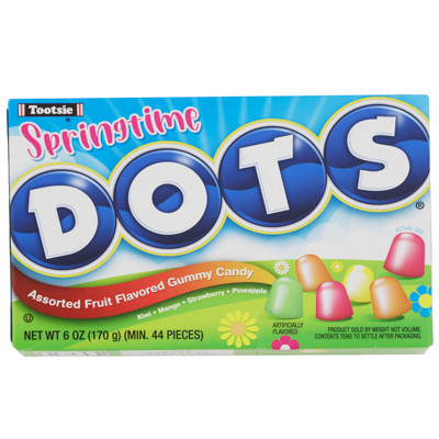 EASTER CANDY DOTS 6 OZ BOX COUNTER DISPLAY