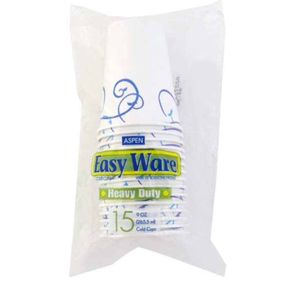 CUPS 15CT HEAVY DUTY 9OZ EASYWARE PRINTED DESIGN