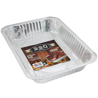 ALUMINUM ROASTER LARGE HEAVY DUTY 17X12X2.75 COUNTER DISPLAY