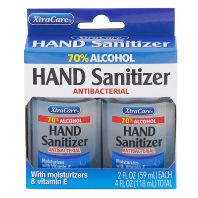 HAND SANITIZER 2-2OZ ORIGINAL 5PANEL BOX XTRACARE