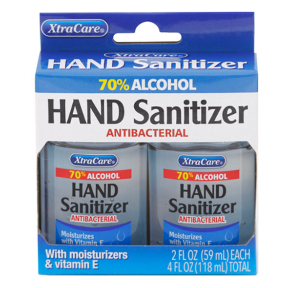 HAND SANITIZER 2-2OZ ORIGINAL 5PANEL BOX XTRACARE