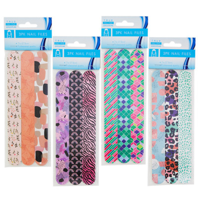 NAIL FILE 3 PKS 7IN L 4AST CONTEMPO PRINT COMBOS PBH