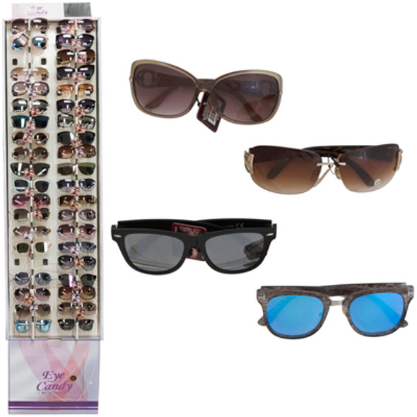 SUNGLASS DELUXE ASSORTMENT 72PC PER DISPLAY PP $19.99