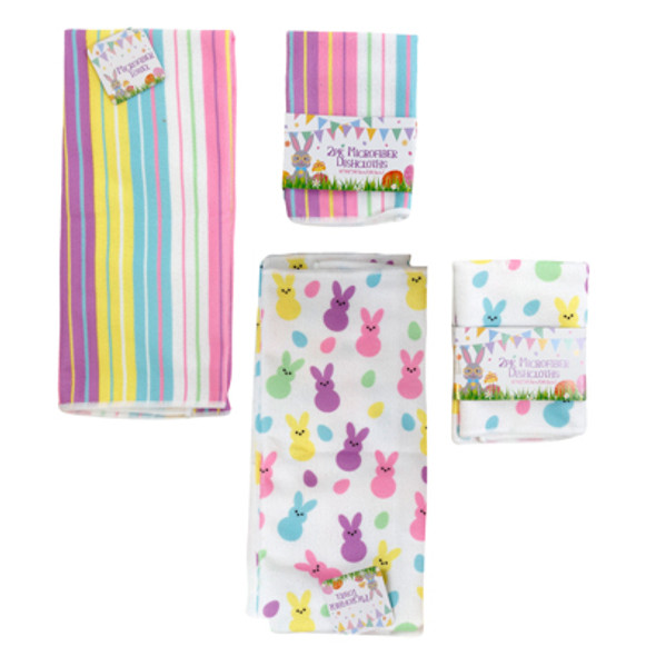 KITCHEN TEXTILES FALL MICROFIBER 3AST PRINT W/SOLID 2PK DISHCLOTH/1PC TOWEL ON DISP STRIP/JHOOK/WRAP CARD KITCHEN TEXTILES FALL MICROFIBER 3AST PRINT W/SOLID 2PK DISHCLOTH/1PC TOWEL ON DISP STRIP/JHOOK/WRAP CARD