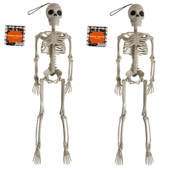 SKELETON 14IN JOINTED FULLY POSABLE PP PLASTIC EA W/HT