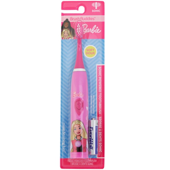 TOOTHBRUSH BARBIE SONIC POWERED SOFT BRISTLES