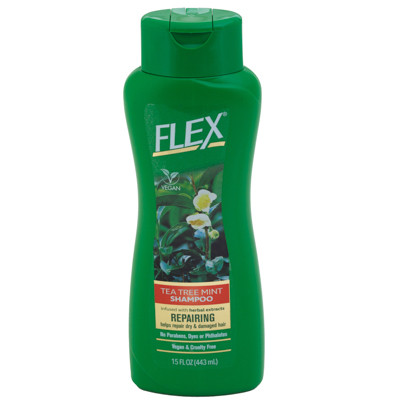 FLEX SHAMPOO 15 OZ TEA TREE REPAIRING