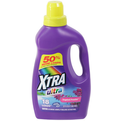 LAUNDRY DETERGENT 22OZ ULTRA LIQUID TROPICAL PASSION XTRA