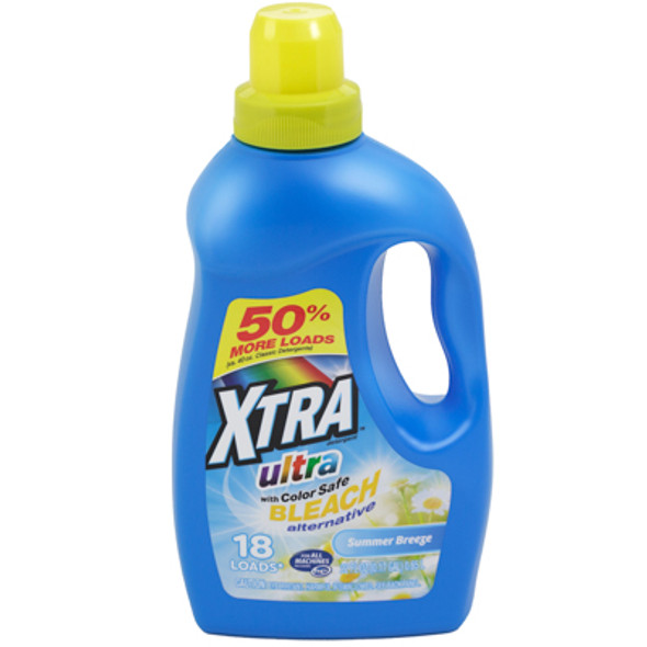 LAUNDRY DETERGENT 22OZ ULTRA LIQUID SUMMER BREEZE W/BLEACH ALTERNATIVE XTRA LAUNDRY DETERGENT 22OZ ULTRA LIQUID SUMMER BREEZE W/BLEACH ALTERNATIVE XTRA
