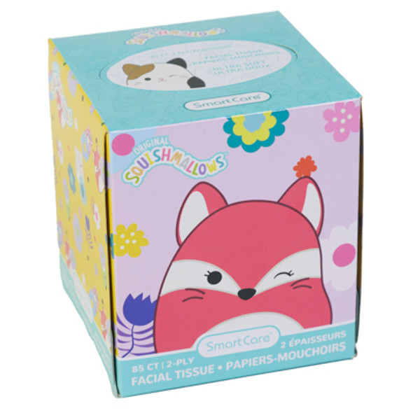 FACIAL TISSUE 85CT SQUISHMALLOW 2PLY WHITE BOXED