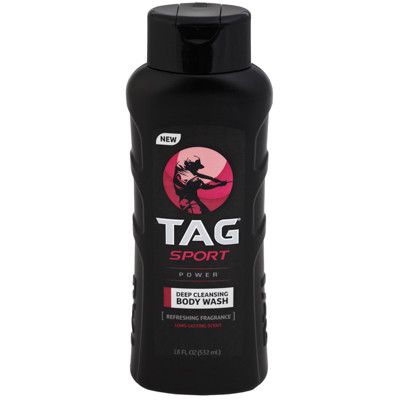 TAG BODY WASH 18OZ POWER SPORT