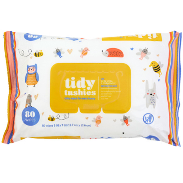 BABY WIPES 80CT TIDY TUSHIES EXPIRY DATE 10/2025