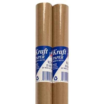 KRAFT PAPER HEAVY DUTY $2.99 30" WIDE X10' LONG 25 SQ FT MADE IN USA