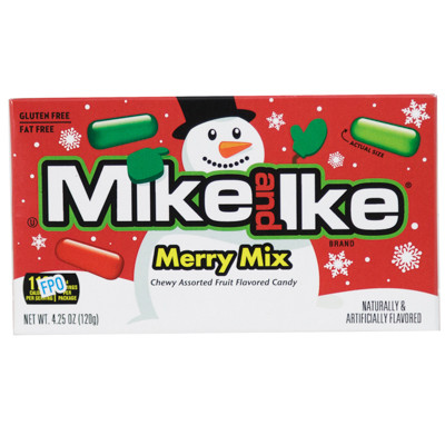 MIKE + IKE MERRY MIX 4.25 OZ THEATER BOX IN 12PC PDQ