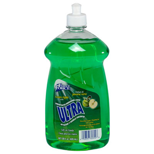 DISH DETERGENT ULTRA 28OZ GREEN APPLE SCENT