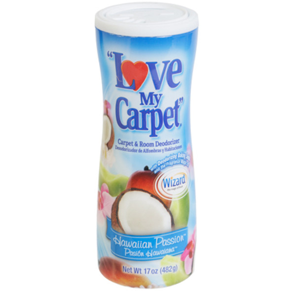 CARPET DEODORIZER 17OZ HAWAIIAN PASSION LOVE MY CARPET
