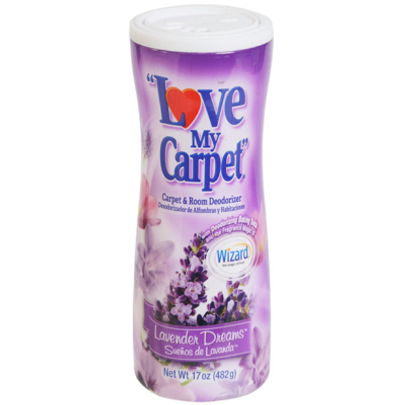 CARPET DEODORIZER 17OZ LAVENDER DREAMS LOVE MY CARPET
