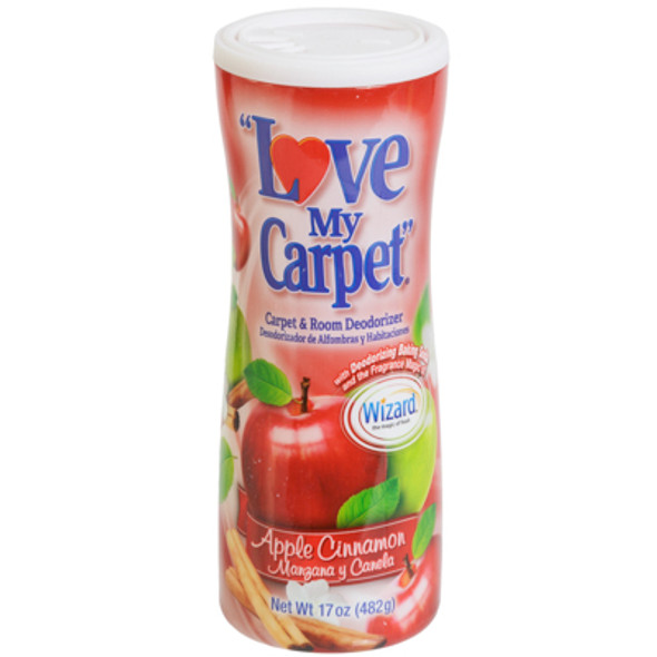 CARPET DEODORIZER 17OZ APPLE CINNAMON LOVE MY CARPET