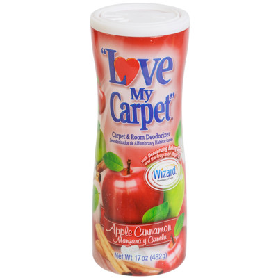 CARPET DEODORIZER 17OZ APPLE CINNAMON LOVE MY CARPET
