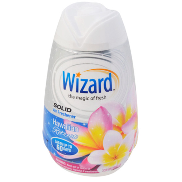 AIR FRESHENER 7.8OZ SOLID ADJUSTABLE WIZARD HAWAIIAN RETREAT
