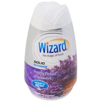 AIR FRESHENER 7.8OZ SOLID ADJUSTABLE WIZARD FRESHLY PICKED LAVENDER