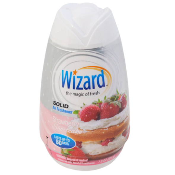 AIR FRESHENER 7.8OZ SOLID ADJUSTABLE WIZARD STRAWBERRY SHORTCAKE