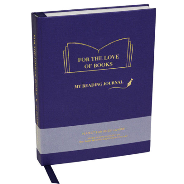 READING JOURNAL 8.25X5 FOR THE LOVE BOOKS  DARK BLUE PP$17.99 READING JOURNAL 8.25X5 FOR THE LOVE BOOKS  DARK BLUE PP$17.99