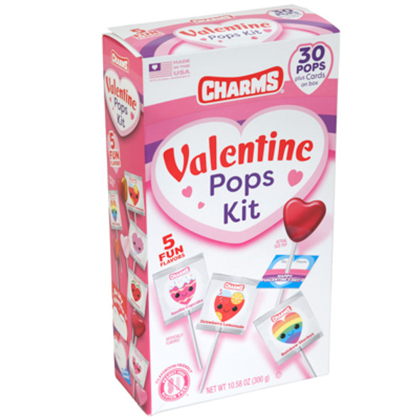 CHARMS HEART POPS FRIENDSHIP VALENTINE BOX 10.58 OZ CHARMS HEART POPS FRIENDSHIP VALENTINE BOX 10.58 OZ