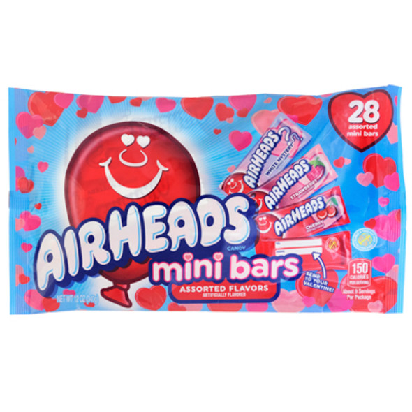 AIRHEAD MINI VALENTINES LAYDOWN BAG 12 OZ COUNTER DISPLAY