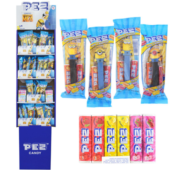 PEZ DESPICABLE ME 4 ASSORTMENT 108PC 84 DISPENSERS 24 6PK CANDY
