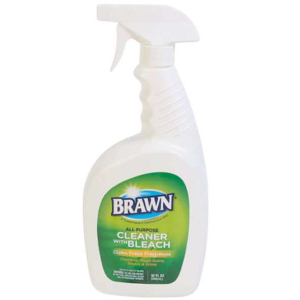 CLEANER W/BLEACH ALL PURPOSE 32OZ TRIGGER BRAWN